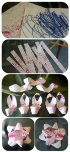 Toddler scribbles into bows (or wrapping paper)...love this idea!