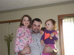 Uncle Waco and his beautiful nieces...