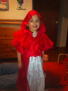 Little Red Riding Hood got chased by a big, bad wolf!