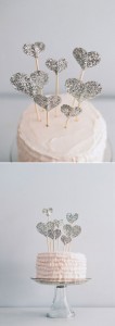 Simple, yet adorable, cake topper...