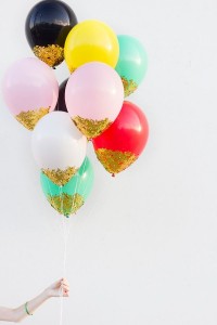 Confetti balloons - how fantastic are these?!  Makes me wanna throw a party...