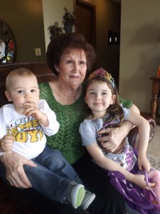 Goo-Goo and two of her great-grands!