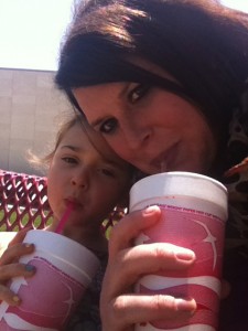 It was a good day for a snow cone!