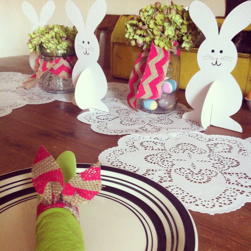 Easter tablescape 