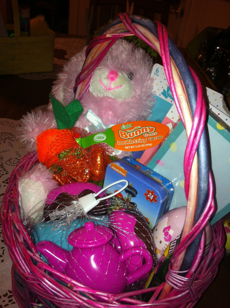 Sawyer's Easter basket