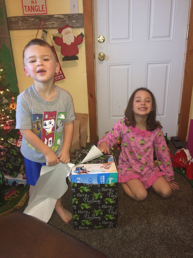 We get to open a present?!