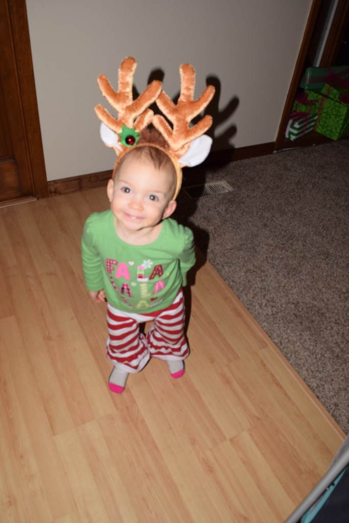 She LOVED these antlers