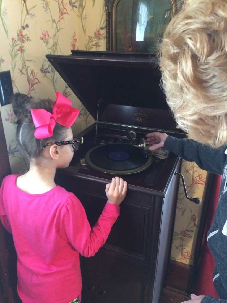 She loved the phonograph!!