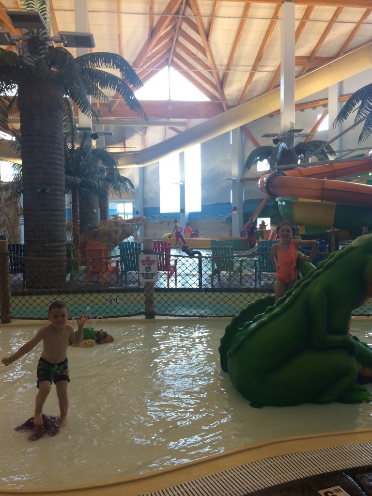 At the water park