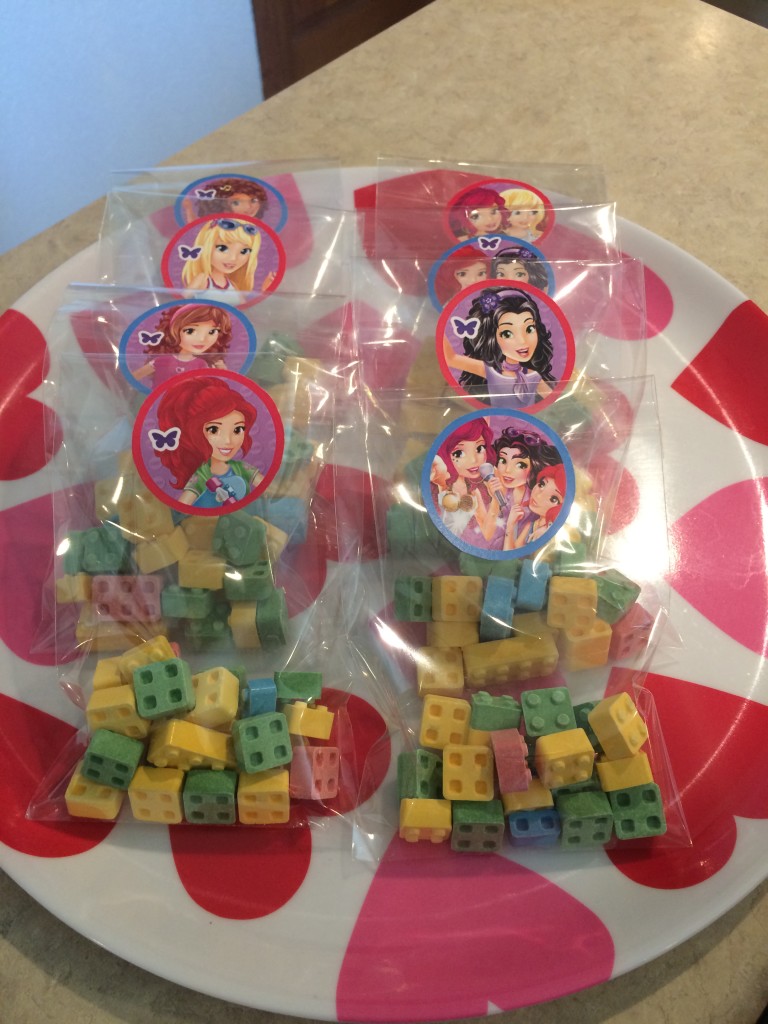 The winners got edible Legos - what could be better?